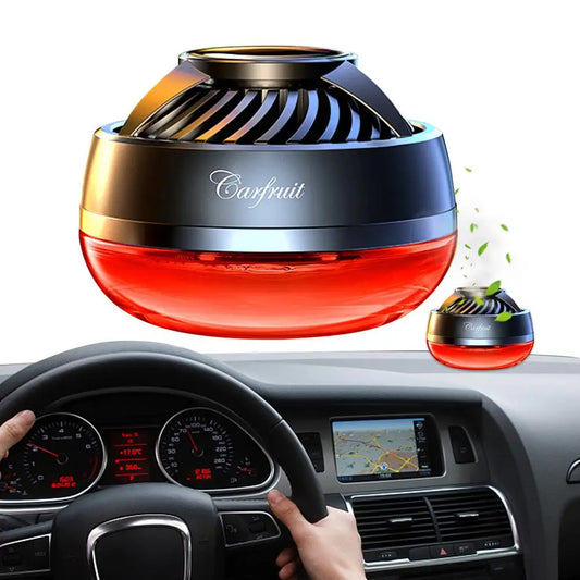 Solar Rotating Car Air Freshener Dashboard Solar Rotating Air Freshener with Turbine Power Automotive Aroma Diffuser with Large